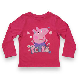 T-shirt à manches longues Peppa Pig - Rose - 3T