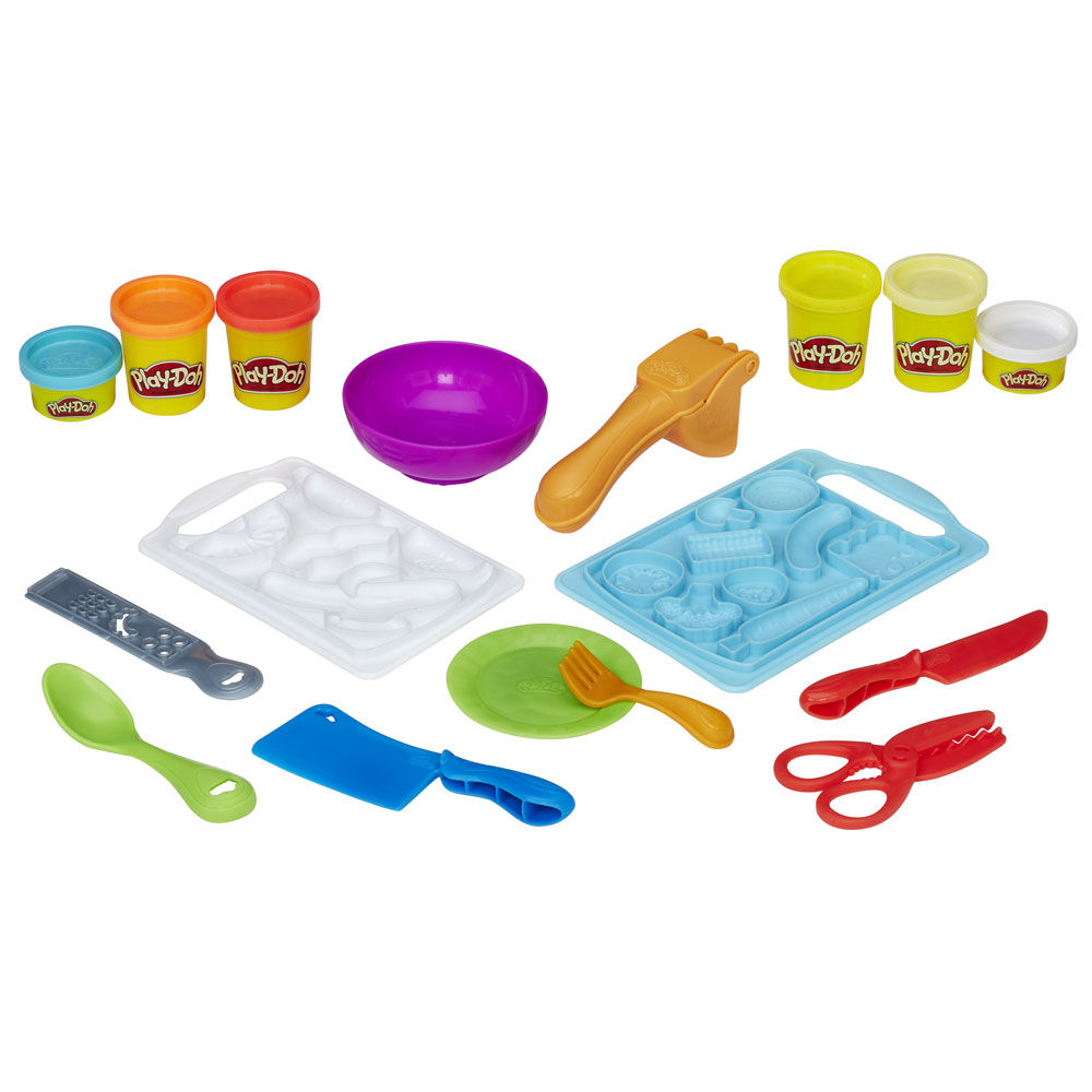 play doh shape and slice
