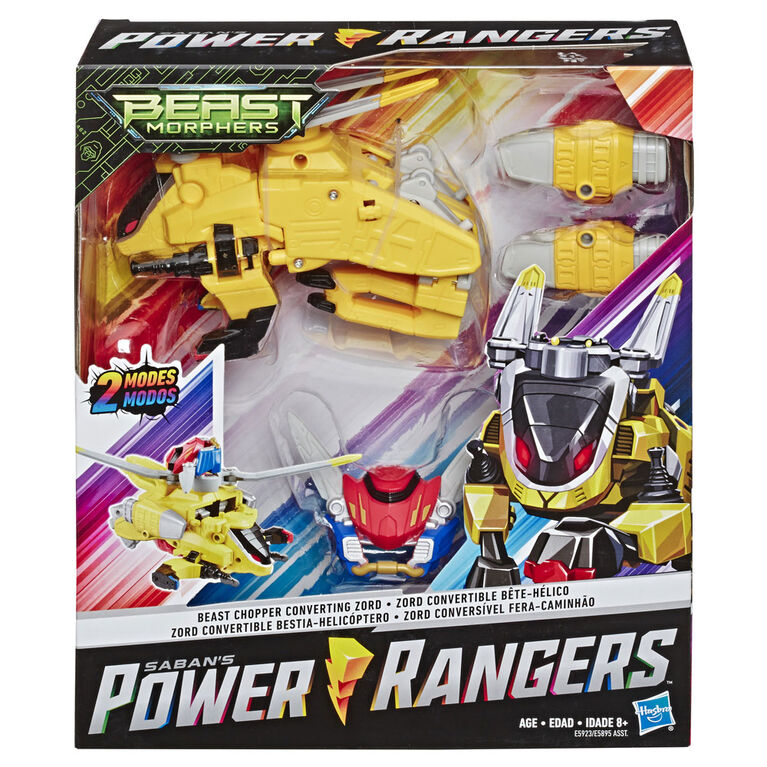 Power Rangers Beast Morphers Beast Chopper Converting Zord | Toys R Us ...