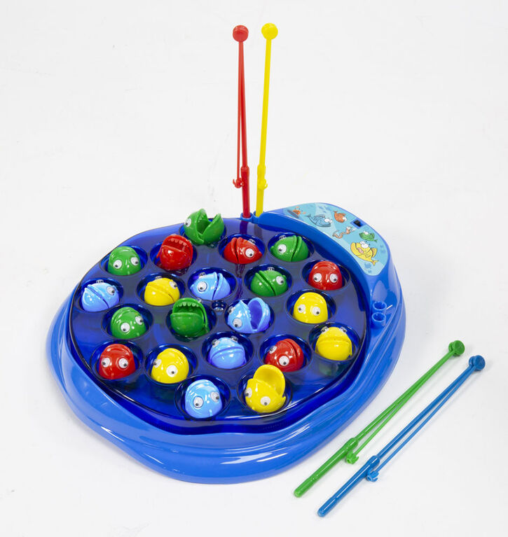 Greensen Fishing Toy, Durable No Burrs Plastic Lively Fish Game