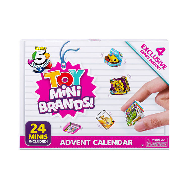 5 Surprise Mini Brands! Disney Store Edition Series 1 Advent Calendar [24  Minis (3 Exclusives)]
