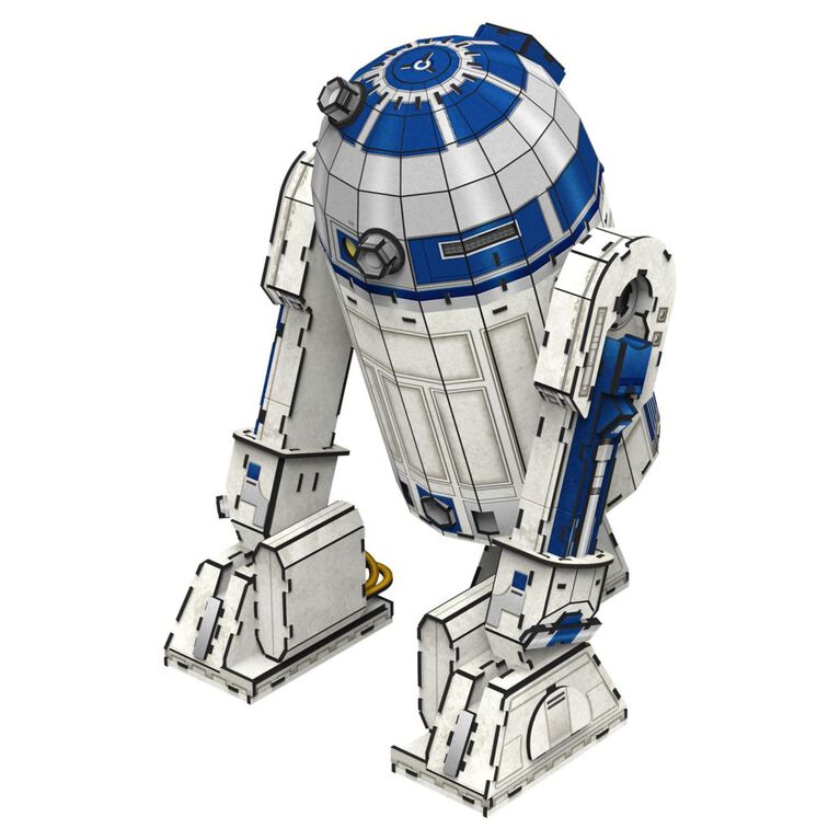 Star Wars 4D Build R2-D2 Cardstock 201pc Model Kit - Designed for