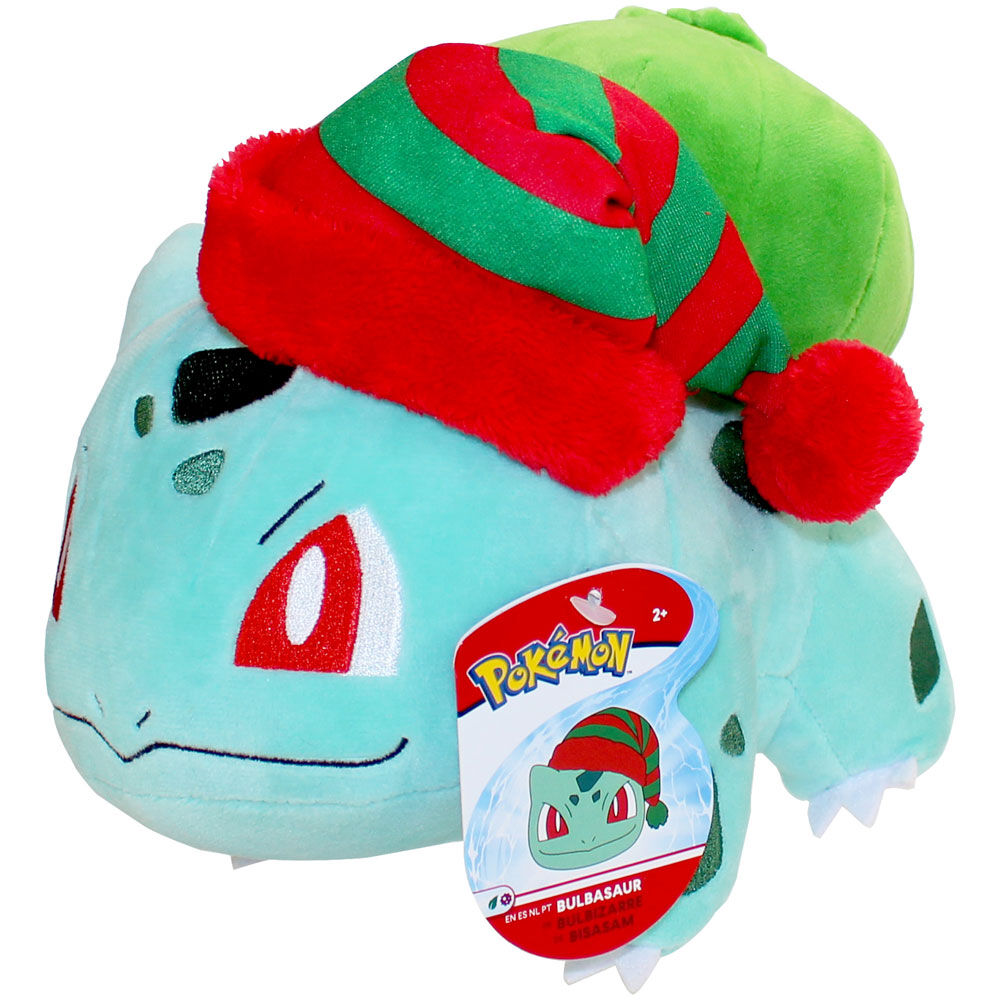 holiday bulbasaur plush