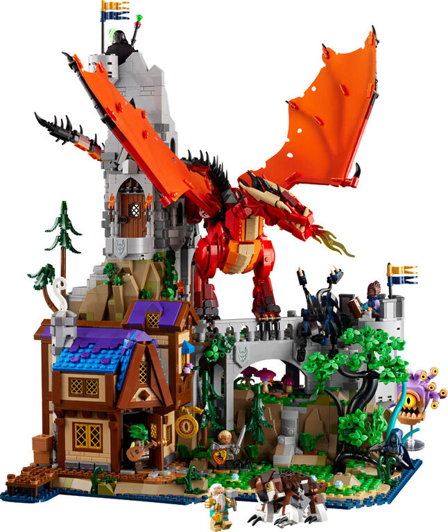 LEGO Ideas Dungeons & Dragons: Red Dragon's Tale Build and Display Set 21348