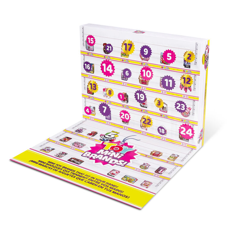 Mini Brands Advent Calendar 2023 by ZURU Mini Brands Limited Edition Advent  Calendar with 4 Exclusive Minis, Mystery Collectibles Toys Comes with 24  Minis - Mobile Advance