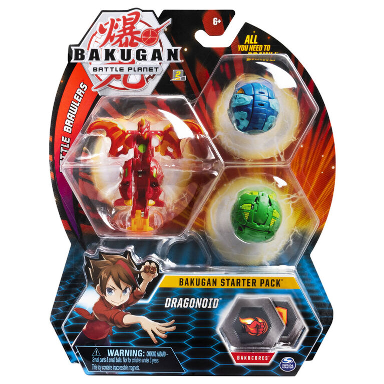 Bakugan Starter Pack 3-Pack, Dragonoid, Collectible Action Figures  Toys R Us Canada