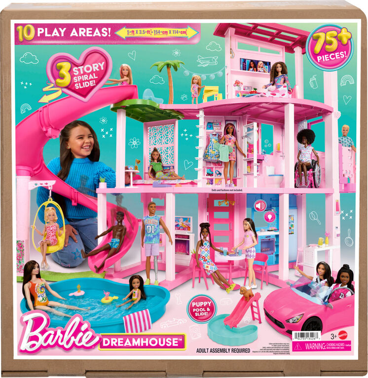 Buy BARBIE Girls 2 Storey Doll House and Play Doll Set