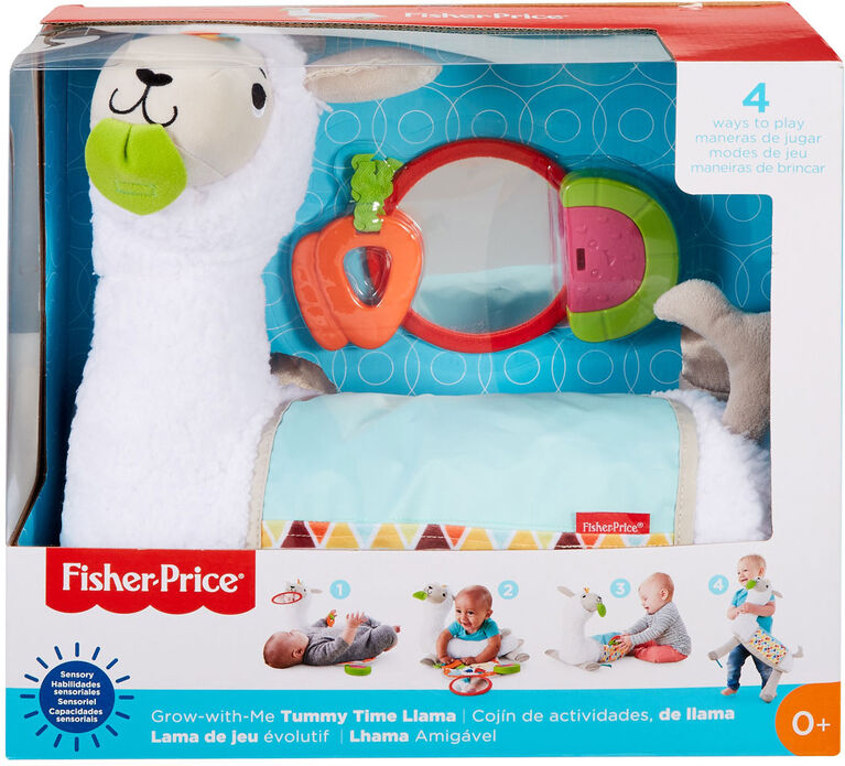 Fisher-Price Grow-with-Me Tummy Time Llama