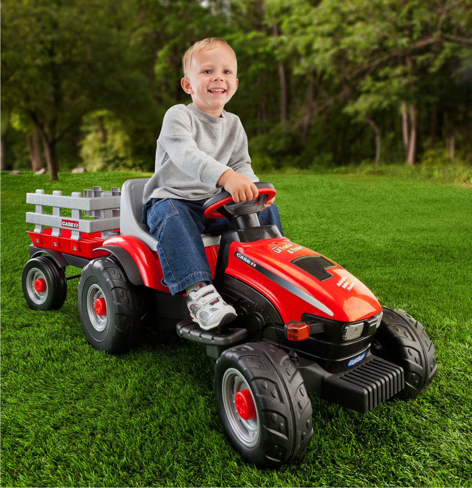 peg perego lil red tractor