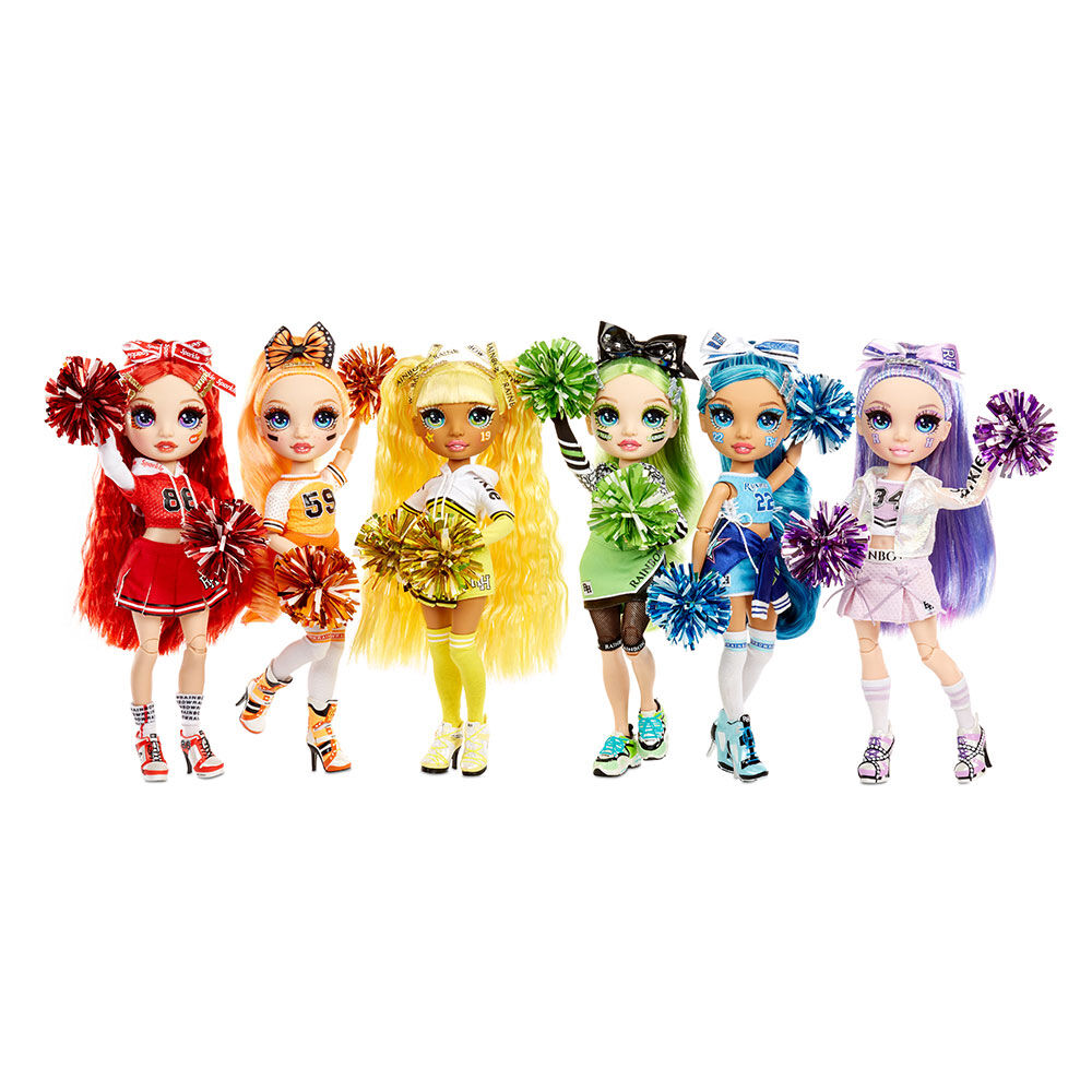 Rainbow High Cheer Violet Willow - Purple Fashion Doll with Pom