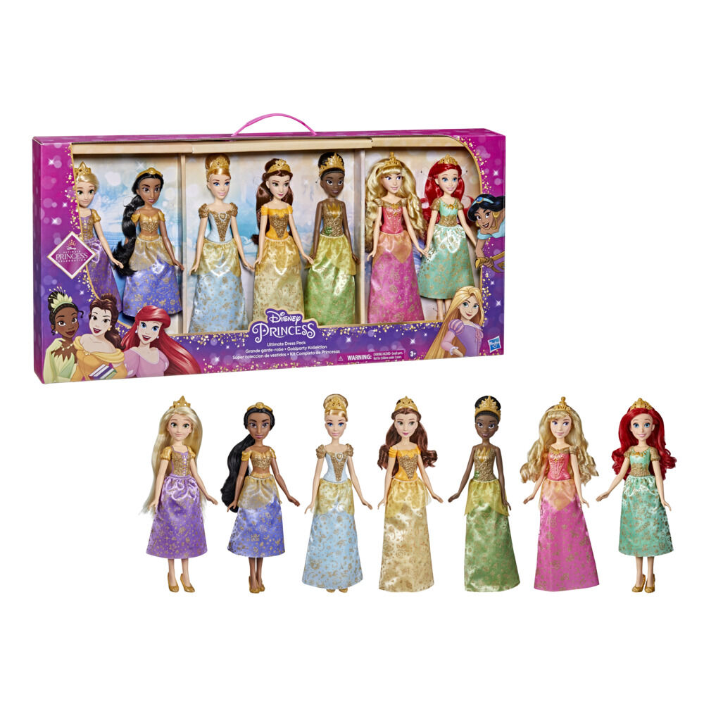 disney princess party dress doll pack