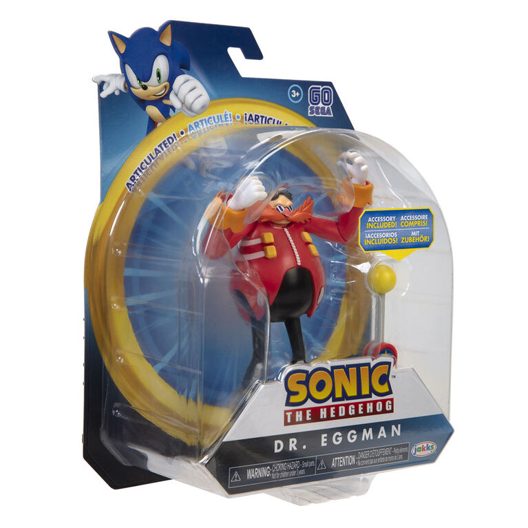  Figurine Sonic de 4 pouces - Mighty classique avec Écran 1-Up