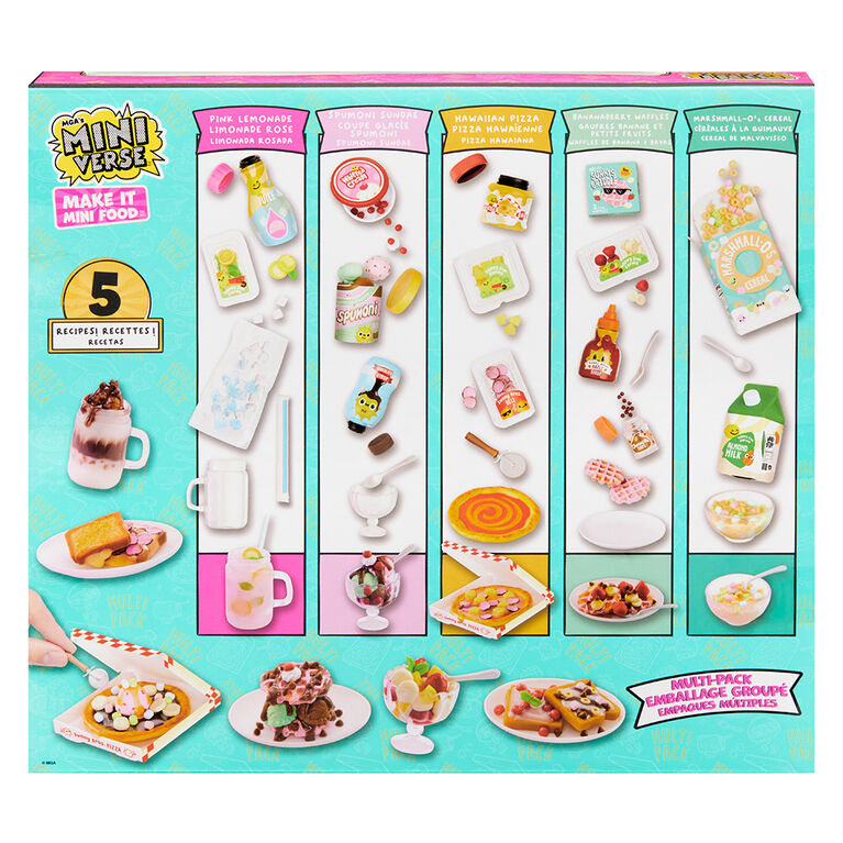 MGA's Miniverse Make It Mini Food Series 2 Sweet Shop Bundle (3 Pack) Mini  Collectibles, Blind Packaging, DIY, Resin Play, Replica Food, NOT Edible