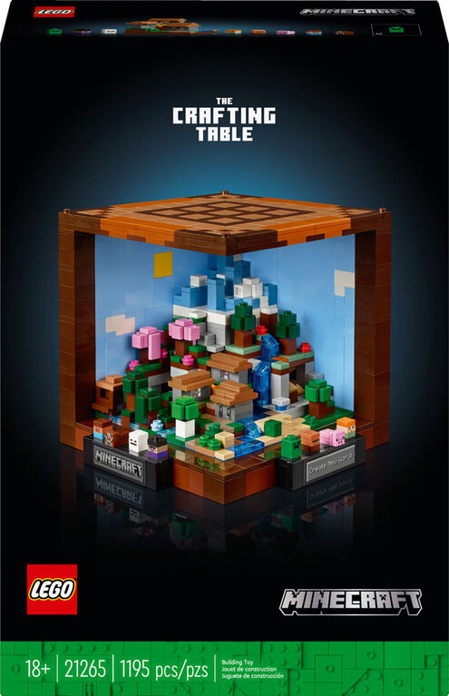 LEGO Minecraft The Crafting Table Creative Gift Idea for Adults 21265