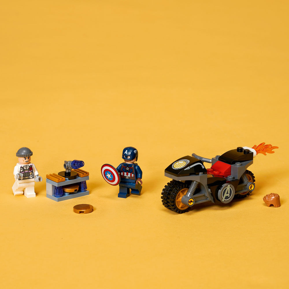 lego captain america hydra face off