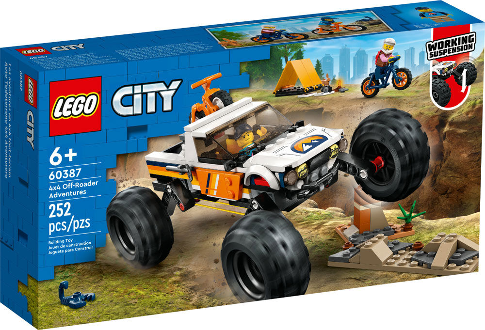 LEGO City 4x4 Off-Roader Adventures 60387 Building Toy Set (252