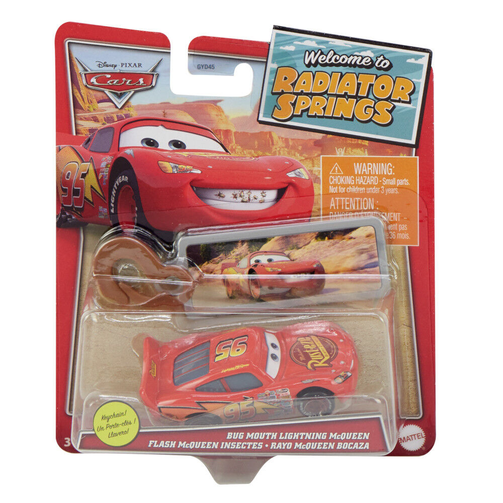 Disney Pixar Cars Welcome to Radiator Springs Bug Mouth Lightning McQueen