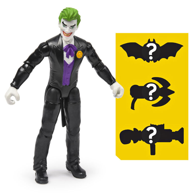 Batman 4-Inch The Joker Action Figure with 3 Mystery Accessories, Mission 4  | Toys R Us Canada