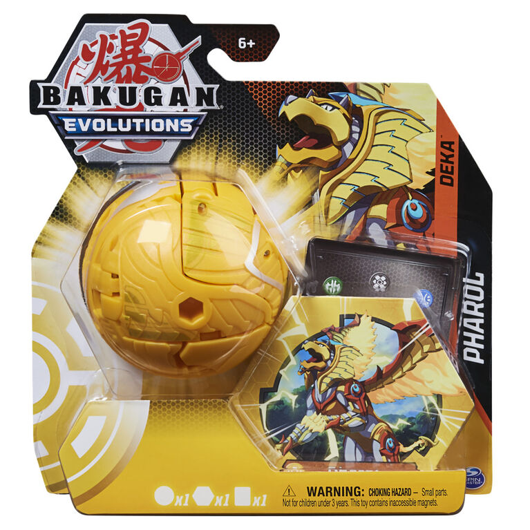 Spin Master - Bakugan Bakugan Evolutions Deka, Pharol (Gold), Jumbo  Collectible Transforming Action Figure And Trading Card, Kids Toys For  Boys, Ages 6 And Up