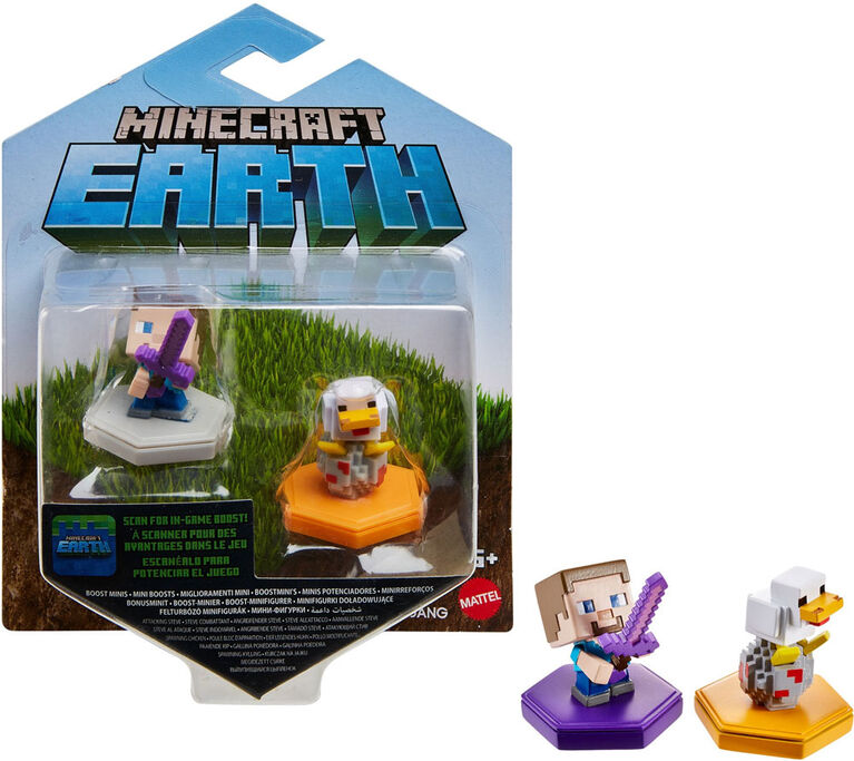 Minecraft Earth Boost Mini Figurines Coffret De 2 Toys R Us
