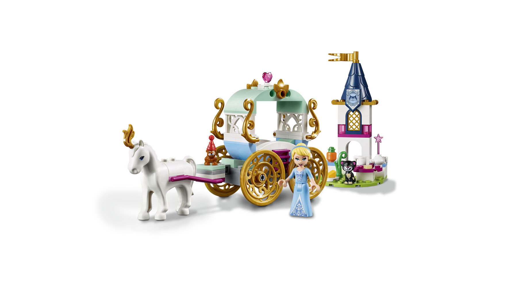cinderella's carriage ride lego