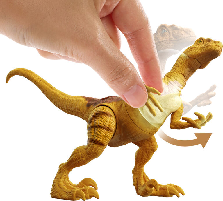 Jurassic World Strike Attack Velociraptor Dinosaur Toy with Single Strike Action