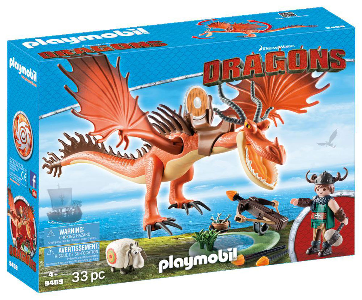how to train dragon playmobil
