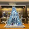 4D Build, Disney Princess, Frozen, Palais de glace d'Elsa, Puzzle 3D en papier, 73 pièces