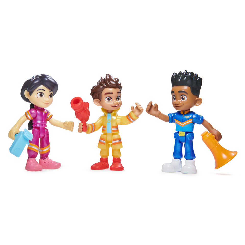 Disney Junior Firebuds Action Figures Gift Pack with 3 Collectible