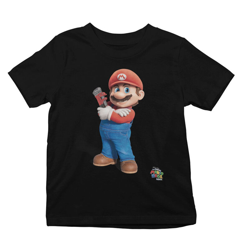 Short Sleeve Mario T-Shirt Black - 5