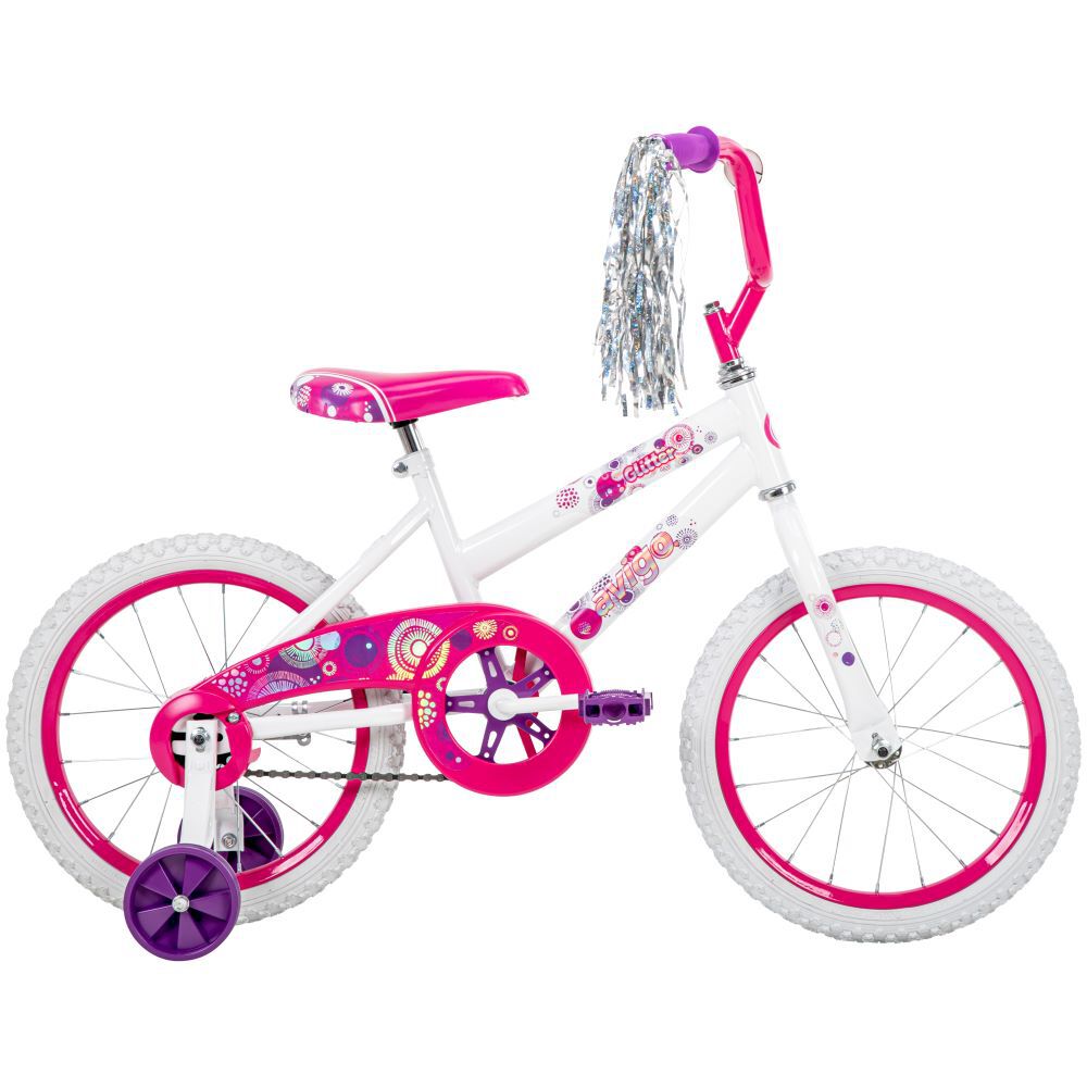 Avigo Glitter, 16 inch Bike White and Pink