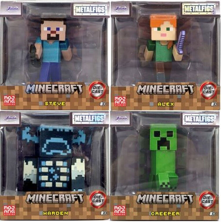 Jada Toys Minecraft Figures 2,5 Figurines d'action Figurines à  Collectionner