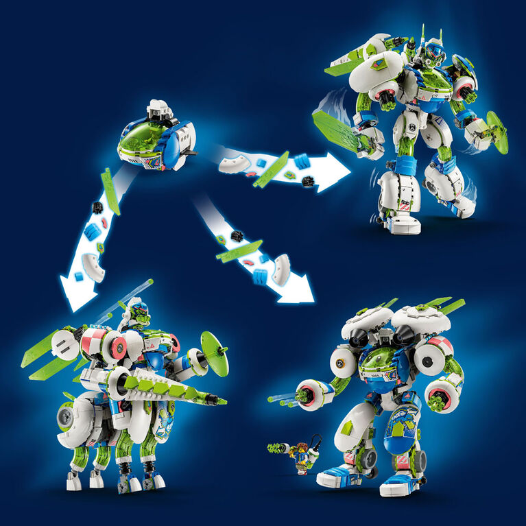 LEGO DREAMZzz Mateo and Z-Blob the Knight Battle Mech Toy, Rebuildable Space Ship Toy and Robot with 3 Modes, Fantasy Gift for Kids, Space Shuttle Toy, 71485