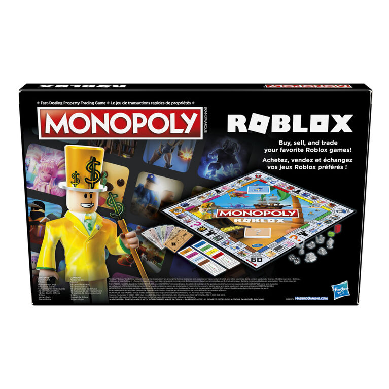 Pre Order Ships Aug 10 2021 Monopoly Roblox 2022 Edition Board Game Toys R Us Canada - monopoly roblox id code