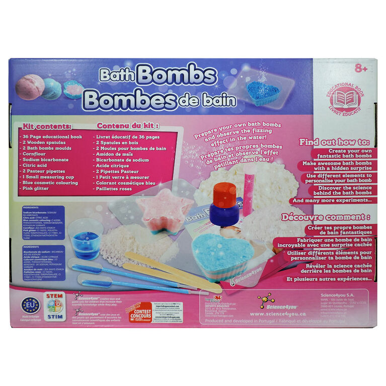 Bath Bomb Kit Canal Toys - Approuvé par les Familles