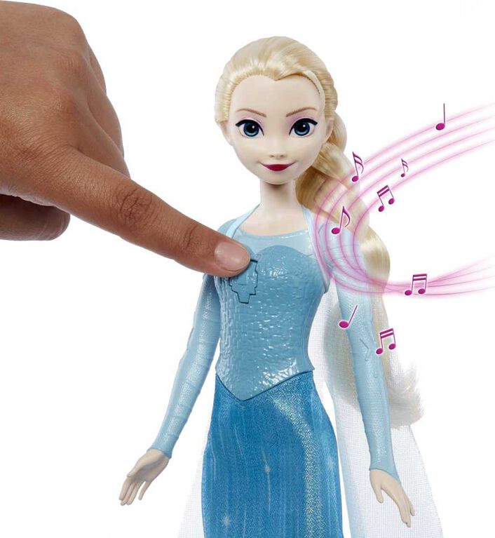 Disney-La Reine des Neiges-Elsa Poupée Chantante  Libérée, délivrée   Version Francaise