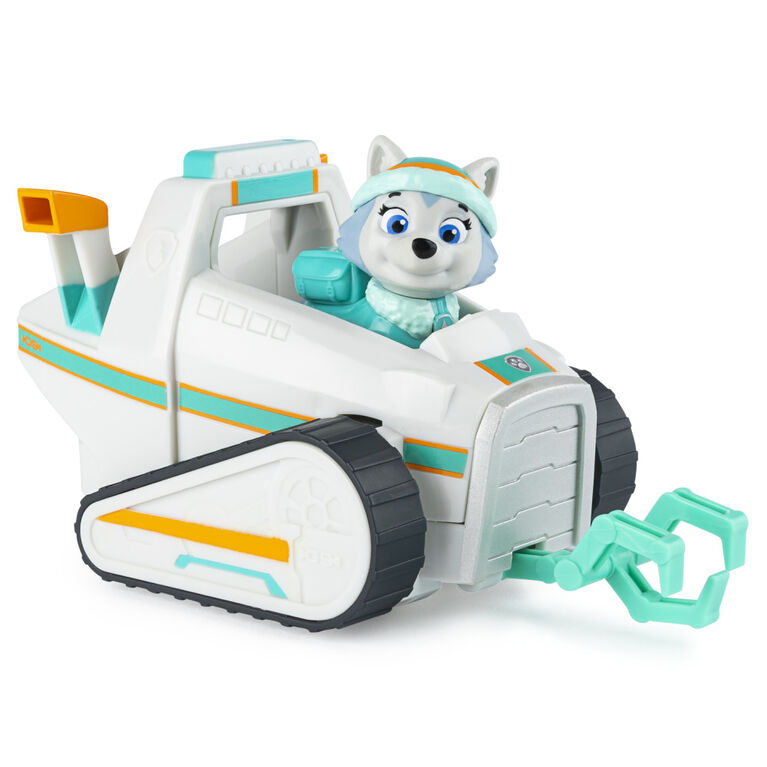 Paw Patrol Everests Snow Plow Vehicle With Collectible Figure Toys