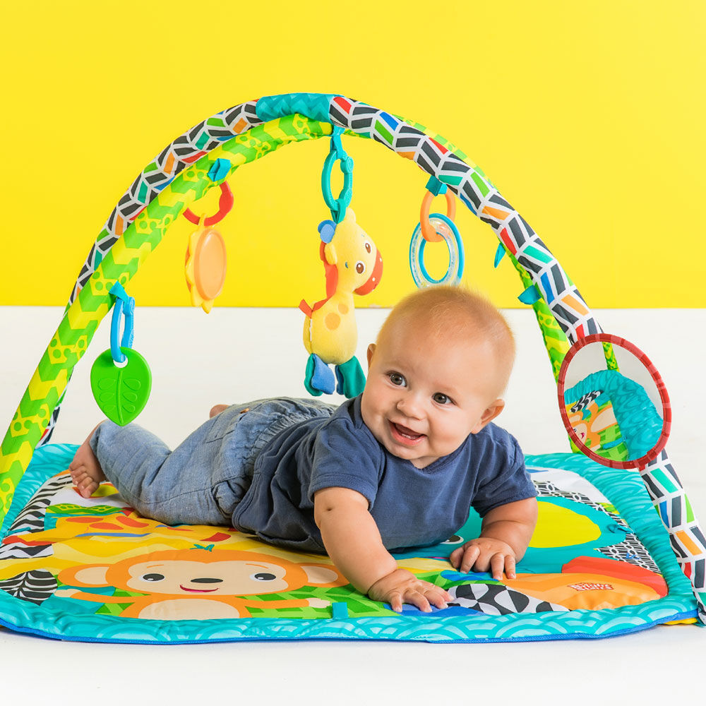 bright starts zippity zoo play mat