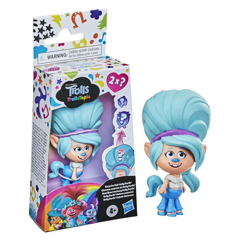 DreamWorks TrollsTopia Surprise Hair Holly Darlin' Collectible Toy ...