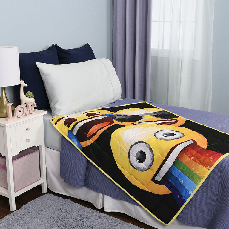 Emoji Kids Weighted Blanket (36 x 48 inches), 5lbs