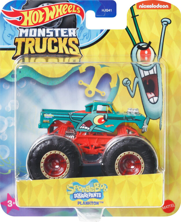 HOT WHEELS Monster Trucks PLANKTON Vehicle