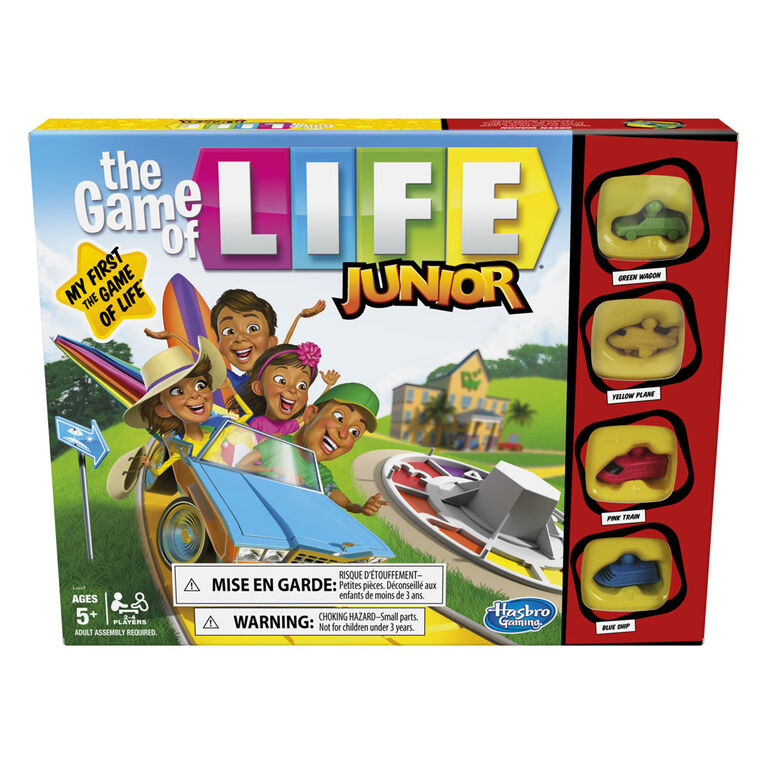 Hasbro Gaming Jeu Destins Le Jeu de la Vie Junior, pour Enfants, à