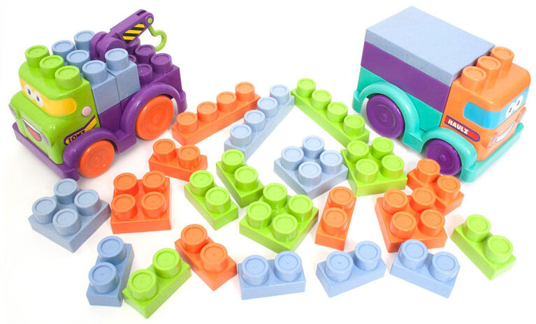 Roo Crew Build-A-Block Trucks - 1 per order, colour may vary (Each sold separately, selected at Random)