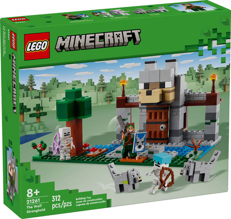 Ensemble de jeu de forteresse LEGO Minecraft Le fort des loup 21261