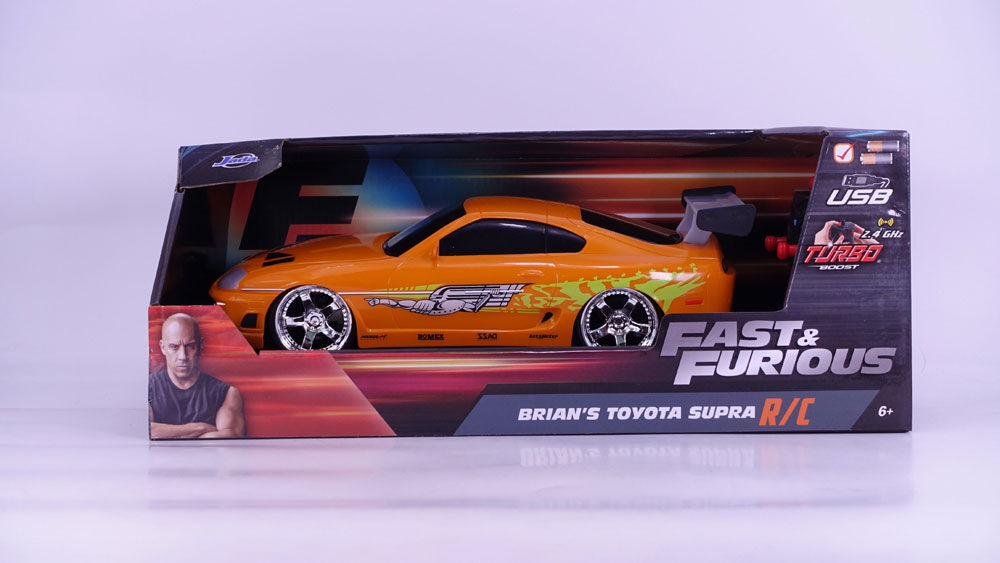 Fast & Furious 1:16 RC 1995 Toyota Supra-Orange