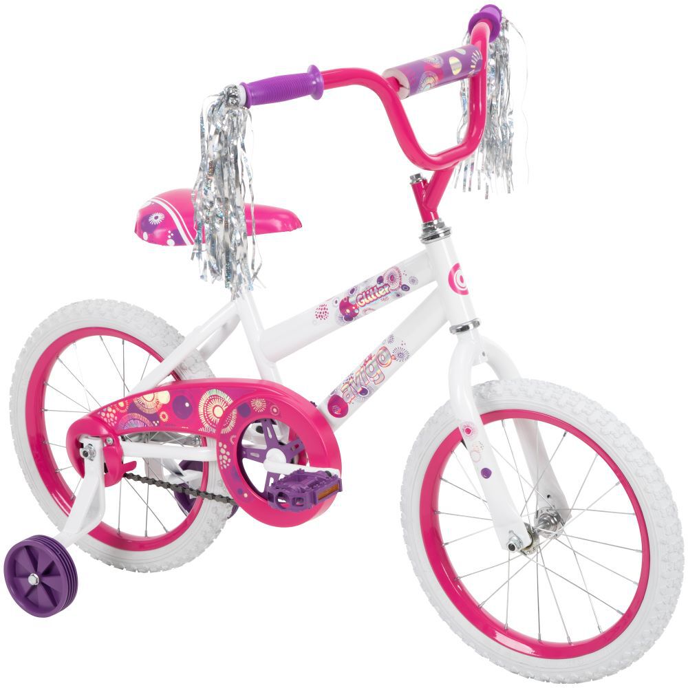 Avigo Glitter, 16 inch Bike White and Pink