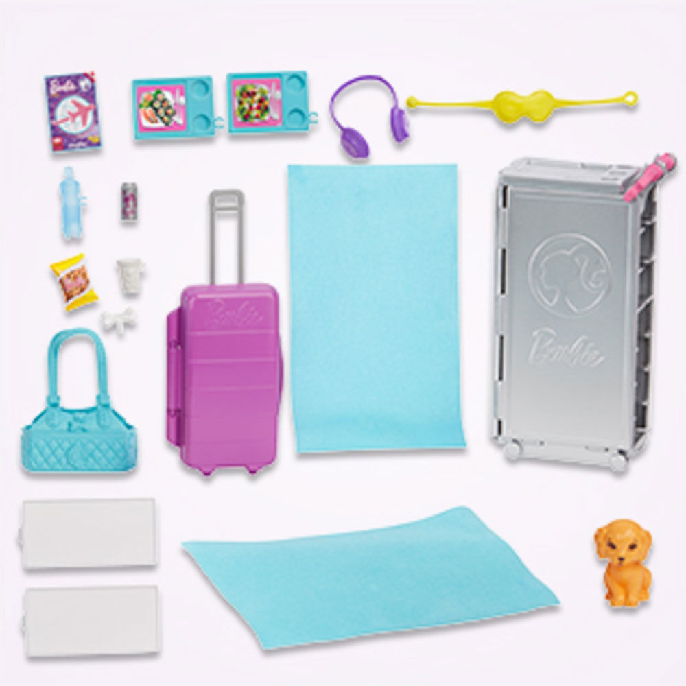 barbie airport and airplane set