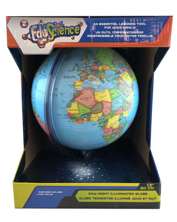 Globe terrestre lumineux en bois à monter - Funique - Boutique en ligne de  jeux et matériel pédagogique de sciences au Québec, Canada