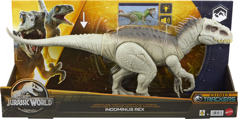 Jurassic World Camouflage 'N Battle Indominus Rex Action Figure Toy ...