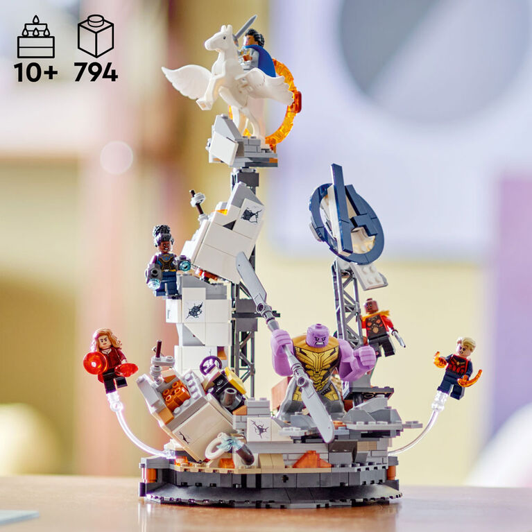 LEGO 76166 Marvel Super Heroes La Tour de Combat des Avengers V29 Idée  Cadeau, Jouet Fille et Garçon 8 Ans et Plus, Multicolore : :  Jouets